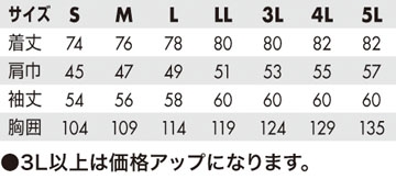 サイズ表